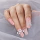 thumbnail image 2 of Encantos de uñas de perlas blancas, 200 piezas 3D acrílico multiforma corazón estrella bowknot decoración de uñas para manicura DIY artesanía joyería, 2 of 5