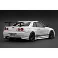 thumbnail image 2 of Ignition-Model Nissan Skyline GT-R R34 (BNR34) Top Secret 34GT-R RHD White 1:18, 2 of 11