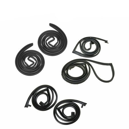 Complete Rubber Door Weatherstrip Seals Kit Set For Chevrolet GMC