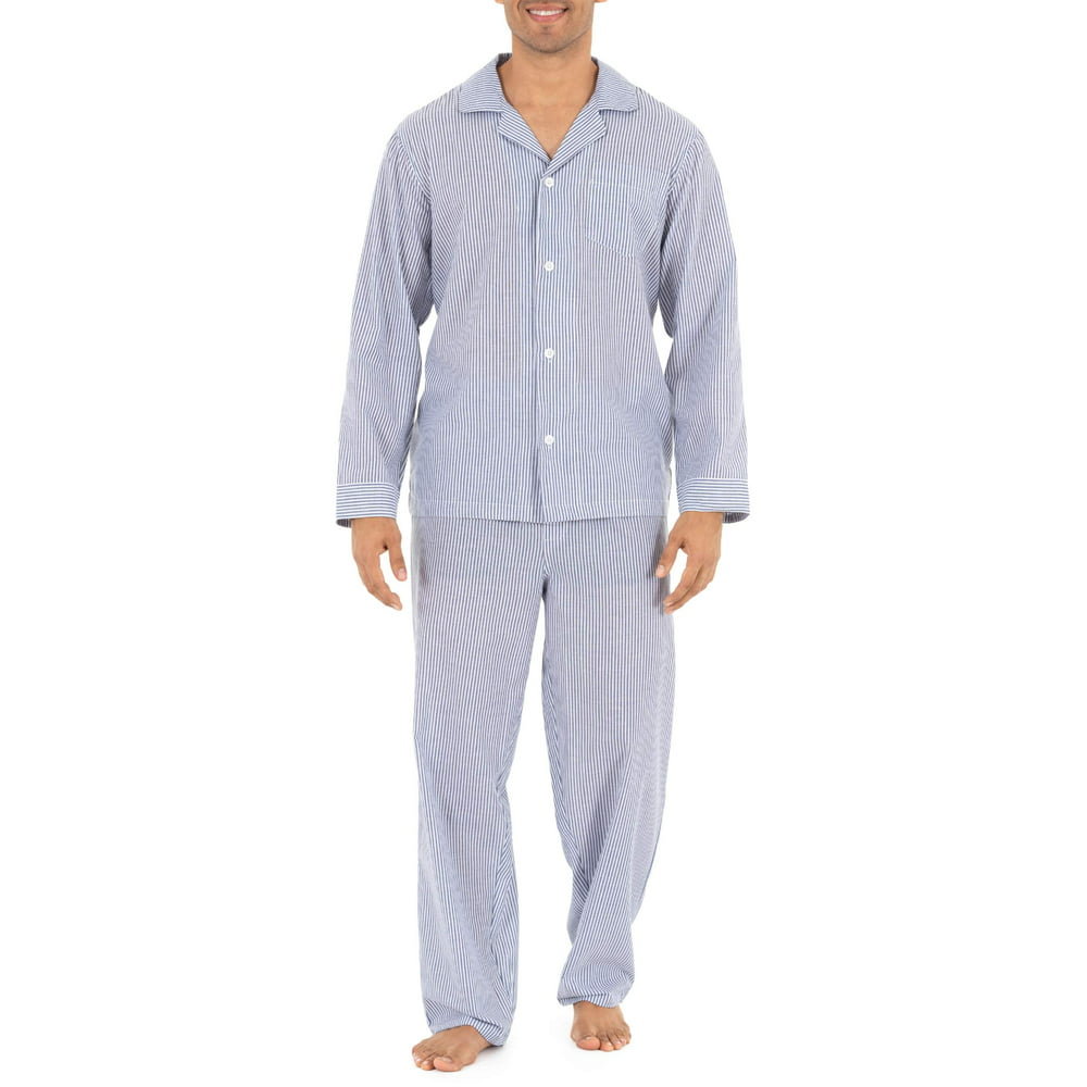 Geoffrey Beene - Geoffrey Beene Men's Long Sleeve Woven Pajama Set ...