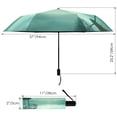 thumbnail image 3 of Tree on Lakeside Compact Sun Umbrella Windproof Travel Umbrellas for Rain Strong Portable UV Protection, 3 of 8
