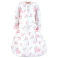 thumbnail image 3 of Hudson Baby Infant Girl Long-Sleeve Fleece Sleeping Bag, Basic Pink Floral, 0-6 Months, 3 of 3
