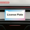 thumbnail image 5 of 1Pack License Plate Frames with Blue and Pink Gradient Pattern Includes Screws & Caps Full Accessories Included Size 6.3x12.2inch(16x31cm), 5 of 8