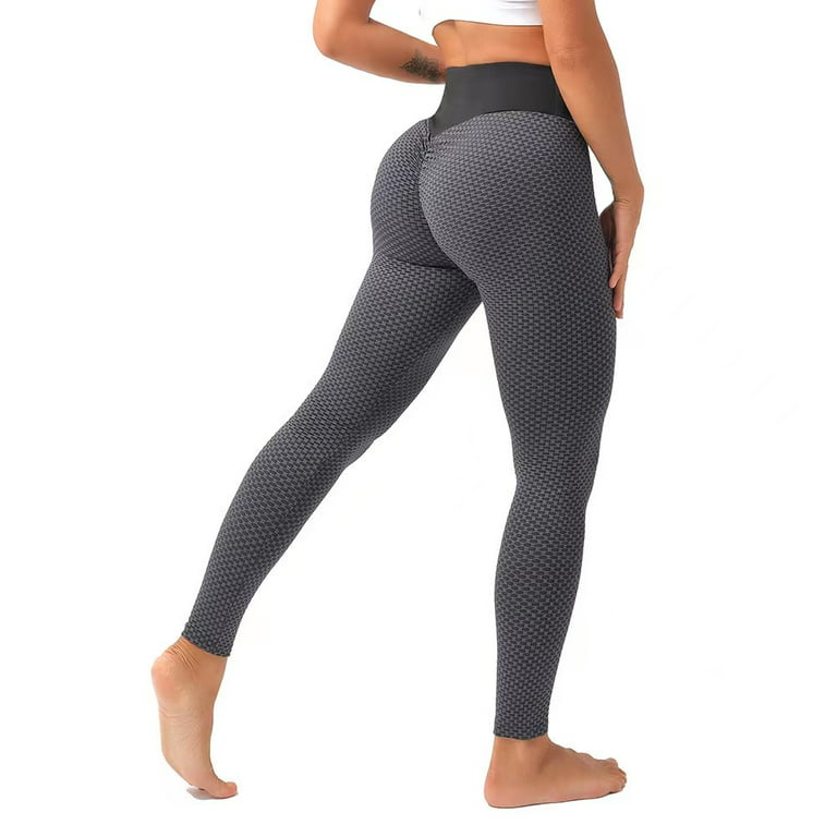 Z Avenue Women’s Yoga Pants Scrunch Butt Lifting Workout Leggings High  Waist Textured Anti Cellulite Tummy Control Leggings