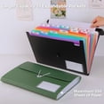 thumbnail image 2 of Skydue Expanding File Folder, Accordion File Organizer With 13 Pockets For A4/Le, 2 of 5
