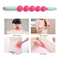thumbnail image 4 of Yoga Stick Muscle Roller Masaje Relajante Yoga Fascia Stick con 5 bolas puntiagudas para deportes Fitness MFZFUKR CPB-DE-SSW184-2, 4 of 5