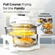 thumbnail image 5 of Big Boss Freidora de aire de vidrio grande de 16 cuartos no tóxica, gran cocina halógena con más de 50 freidoras de aire libro de recetas para comidas para toda la familia, alimentos crujientes más, 5 of 5