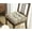 Apricot, variant on Memory Foam Seat Cushion - Square Magpie Printed Pillow for Chair, Sofa, Floor | Removable Cover | Supportive & Comfortable