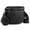 Black, variant on Crossbody Bag for Women Large Double Zipper Bum Bag with Adjustable Wide Strap, Black