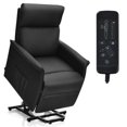 thumbnail image 1 of Costway Électrique Ascenseur Massage Fauteuil Inclinable Canapé W / Télécommande Noir, 1 of 10