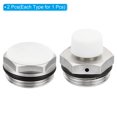 thumbnail image 3 of REGALWOVEN 3/4" BSP Male Thread Manual Radiator Air Vent Plug Valve Set, 2 Pack, 3 of 6