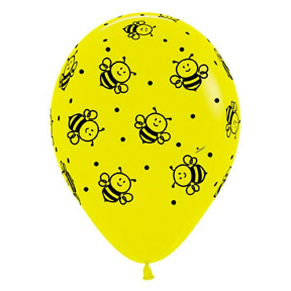 11 inch Bee Latex Balloons (50 Pack) - Party Supplies Decorations