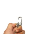 thumbnail image 4 of Soidarity Gancho de seguridad Ganchos de doble extremo de acero inoxidable Estanqueidad de seguridad Sin nudo Hebilla de metal Múltiples tamaños Perno de Deportes acuáticos cabeza única de 90 mm Soidarity OD024384-01, 4 of 6