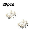 thumbnail image 2 of Clips para cables con fuerte gestión de cables autoadhesivos, soporte para cables para TV y PC, organizador adhesivo, 40 Uds., 2 of 6
