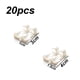 thumbnail image 2 of Clips para cables con fuerte gestión de cables autoadhesivos, soporte para cables para TV y PC, organizador adhesivo, 40 Uds., 2 of 6