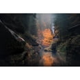 thumbnail image 3 of Nienartowicz, Karol 14x11 Black Modern Framed Museum Art Print Titled - Autumn Valley, 3 of 5