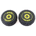 thumbnail image 1 of letairis 2 Pieces 1/14 Remote Control Car Rear Rubber Tire Upgraded Modification Part Tires Kit Accessories Replacement for WLtoys 144010, 1 of 8