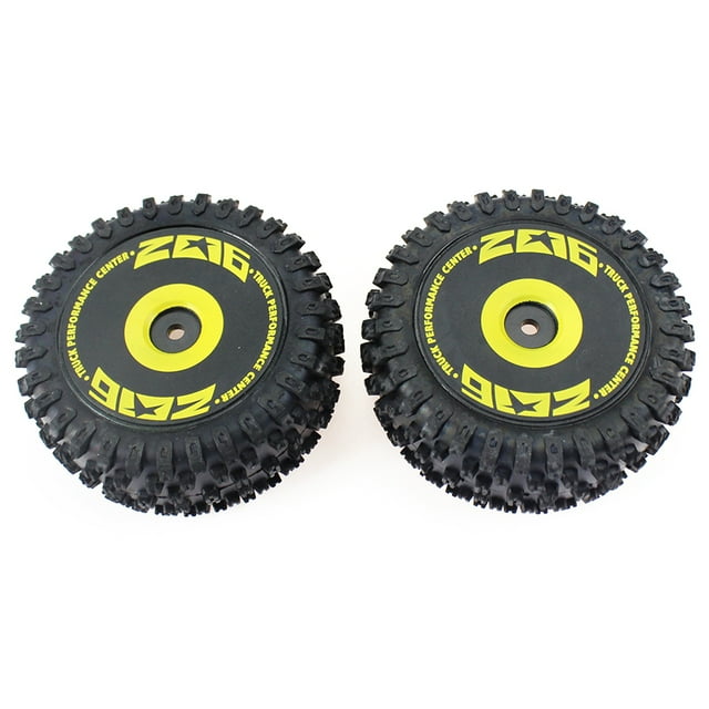 letairis 2 Pieces 1/14 Remote Control Car Rear Rubber Tire Upgraded Modification Part Tires Kit Accessories Replacement for WLtoys 144010