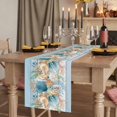 thumbnail image 2 of Table Runners 120 Inches Long Dress Scarves, Blue Beach Coastal Farmhouse Coffee/Dining/Kitchen Table Runner for Living Room, Nautical Shell Starfish Coral Summer 13x120 Inch, 2 of 9