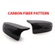 thumbnail image 1 of Carbon Fiber Look Glossy Black Rearview Side Mirror Cover Caps Horn Shape For Bmw X5 E70 X6 E71 2008-2013 Accessories, 1 of 1