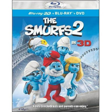 The Smurfs 2 (3D Blu-ray + Blu-ray + DVD + Digital Copy) (With INSTAWATCH) (Widescreen)