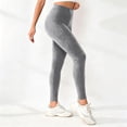 thumbnail image 5 of Stamzod High Waisted Leggings for Women Knit Ribbed Butt Lifting Leggings Fall Winter Stretchy Workout Yoga Pants, 5 of 8
