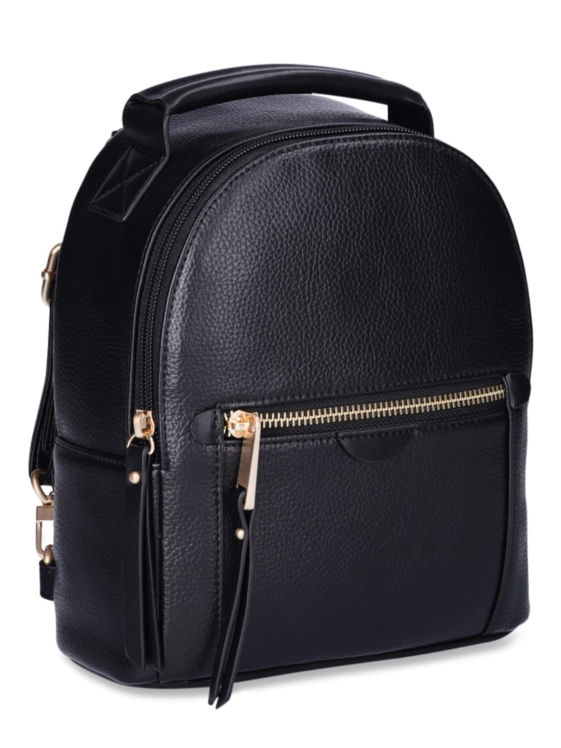 TIME AND TRU BACKPACK CROSSBODY BAG BLACK Time and Tru Women main image 3