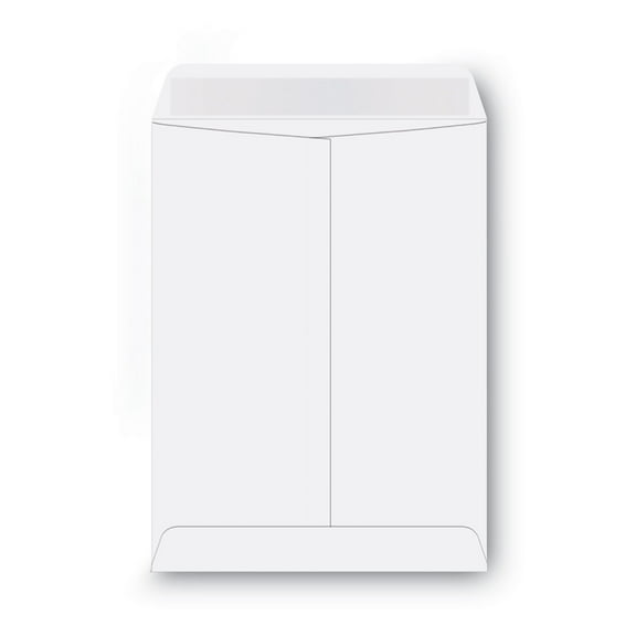 1PC Universal Catalog Envelope, 28 lb Bond Weight Paper, #10 1/2, Square Flap, Gummed Closure, 9 x 12, White, 100/Box