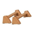 thumbnail image 3 of Parallettes de madera, barras paralelas, antideslizante, estable, cómodo, soporte para , agarre para interior y exterior, Fitness, entrenamiento, 3 of 9