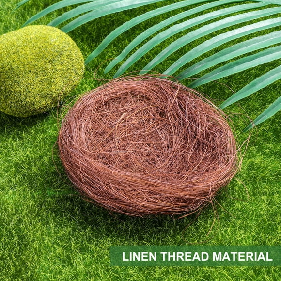 OULII 3Ud Nido De Pascua Artificial Para Decorar Y Almacenar Huevos Y Dulces