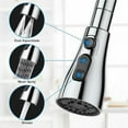 thumbnail image 2 of 360 Degree Rotating Kitchen Faucet with 3 Spray Modes, Universal Adapter for All Faucets, 2 of 4