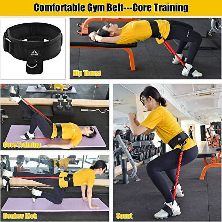 12pcs Flexible Long Adjustable Ankle Resistance Bands with Cuffs for Thigh Butt Body Workouts Walmart