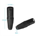 thumbnail image 2 of Adaptador de audio XLR de 3 pines, micrófono macho Snake eoere, paquete de 20, 2 of 3
