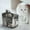 B, variant on Aodebiao Cat Water Fountain: Cat Fountain Super Silent Pet Drinking Dispenser - Water Fountains for Kitty Indoor - Quiet Pump and Faucet Design - Suitable for Cats and Dogs