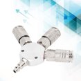 thumbnail image 1 of Acoplador Rápido, Autoblocante Resistente Del Divisor De Aire De 3 Para Industrial, 1 of 7