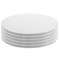 thumbnail image 1 of UPOUART 5pcs Corrugated Circle Cake Rounds Cake Boards White Disposable For Home Use And Professional Use, 1 of 8