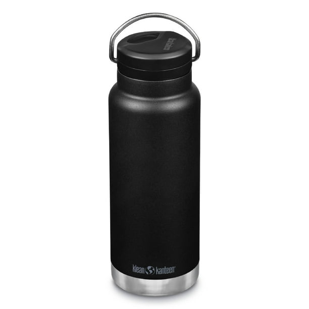 Botella de agua Klean Kanteen TKWide con aislamiento de 950 ml, color negro