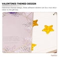 thumbnail image 6 of unbranded  2 Rolls Star Stickers Smiling Face Big Aesthetic Home Accessories Golden, 6 of 8