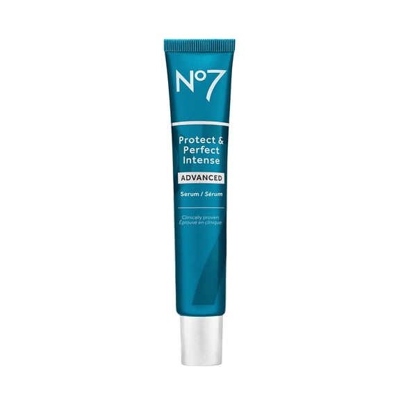 No7 Protect & Perfect Intense Advanced Serum - Face Serum That Visibly Smoothes & Firms Fine Lines And Wrinkles - Formulated With Hyaluronic Acid And Matrix 3000+ Technology (1.69 Fl Oz)