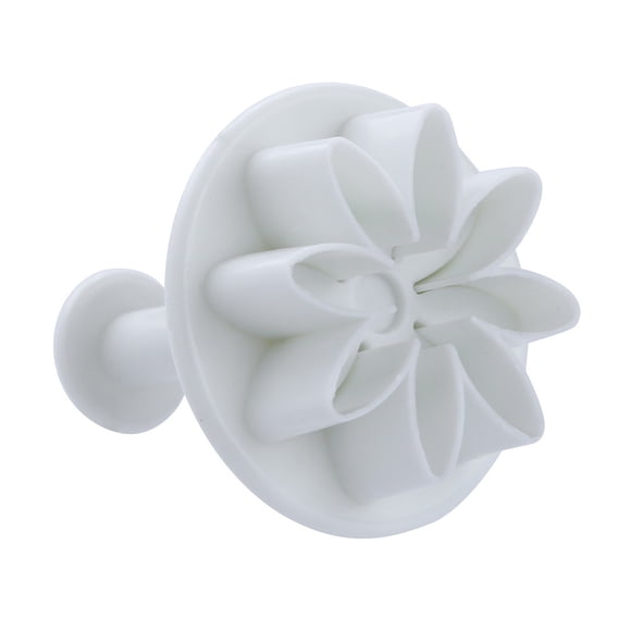 Sponge Cake Pan with Removable Bottom Valentines for Chocolate Funnel Cake Cool Baking Stuff for Teens Candy Making compatible with Machine for Kids 4Pcs Flower Plunger Cookie Cutter