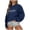 Dark Blue, variant on Utoimkio Womens Oversized Sweatshirt Dress Long Sleeve Crewneck Pullover Tops Relaxed Fit Sweatshirts Mini Dress