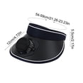 thumbnail image 4 of FEOLGEHLY Solar UPF Fan Cap, Solar Powered Sun Hats for Women Men, with Adjustable Headband and Lightweight Breathable Material, for Outdoor Activities Hiking, Camping, Navy, 4 of 6