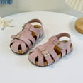 thumbnail image 5 of Mepaouo Boy's Girl's Closed Toe Sandals Toddler Little Kid Summer Cork Footbed Flats Outdoor Shoes, 5 of 9