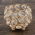 thumbnail image 2 of candelieres Votivos de , candeliere de de Cristal Pteado / Dorado, de , Decoración de Oficina en hogar 8cm Colco  Candelero votivo, 2 of 8