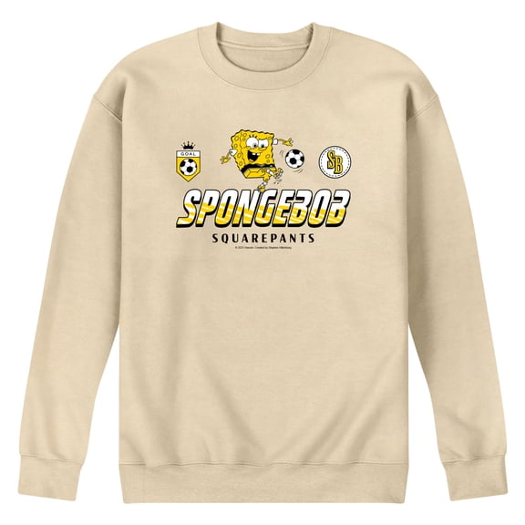 SpongeBob SquarePants - SpongeBob Soccer Jersey - Men's Crew Fleece Sweatshirt
