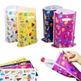 thumbnail image 2 of 10/20 piezas de bolsas de regalo impresas, bolsas de plástico para embalaje con temática de cumpleaños, dulces coloridos, suministros para fiestas de cumpleaños de niños, 2 of 5