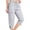 Light Gray #075, variant on Capris for Women Quick Dry Elastic Waist Straight Leg with 6 Pockets Lightweight Casual Summer Hiking Pants, 2XL