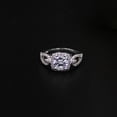 thumbnail image 4 of Anillo HUOGUO Fashion Diamond para mujer en aleación, 4 of 5