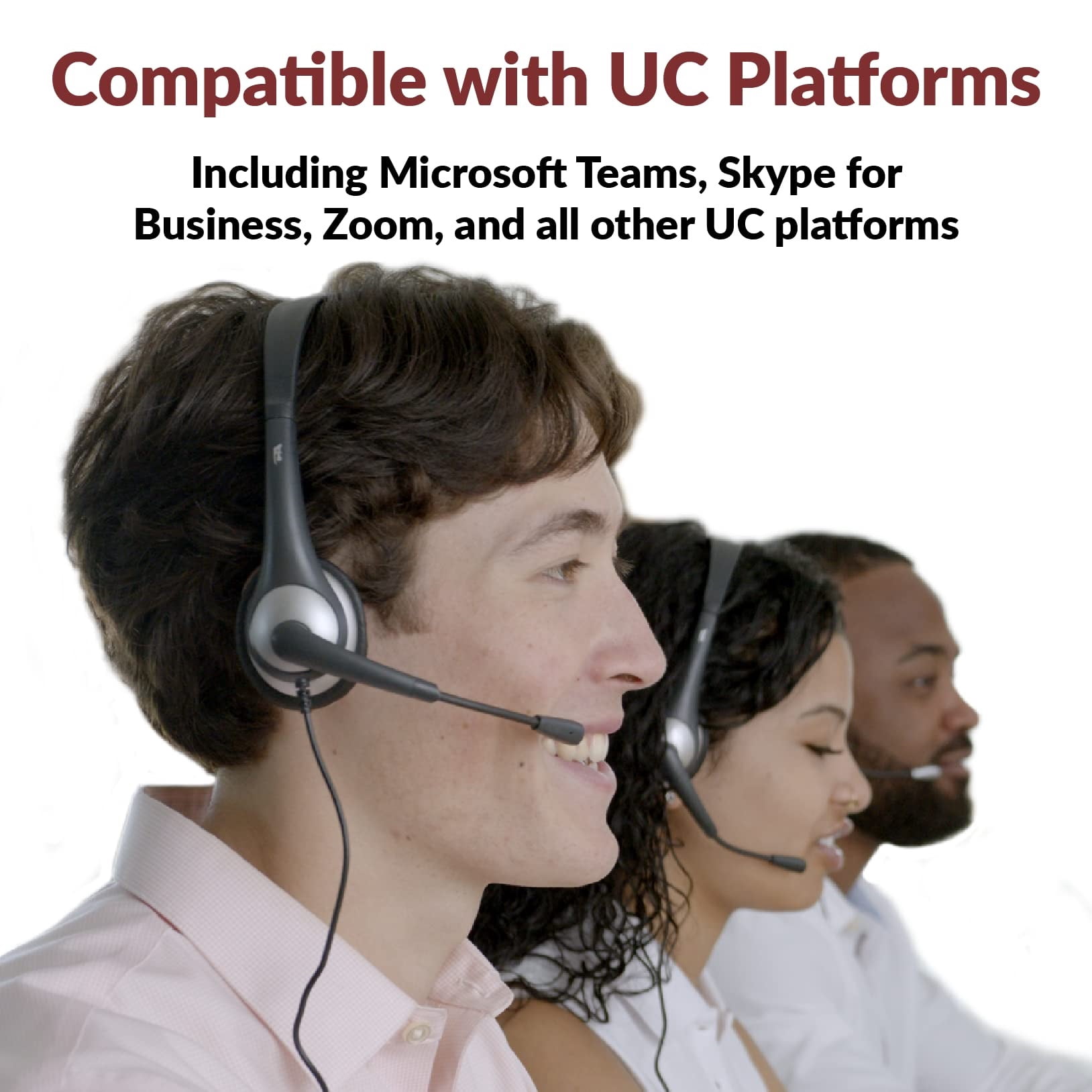 Cyber Acoustics AC-204 Universal PC Headset with Noise-Cancelling