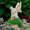 thumbnail image 3 of Garden statue outdoor decoration, solar resin sculpture, suitable for terrace lawn courtyard porch, 3 of 3